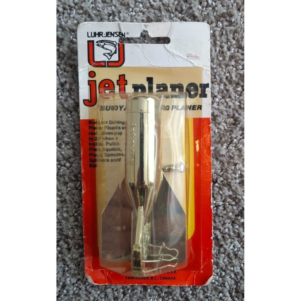 Fishing Jet Planer Buoyant Diving Planer Accessory Luhr Jensen Vintage NOS